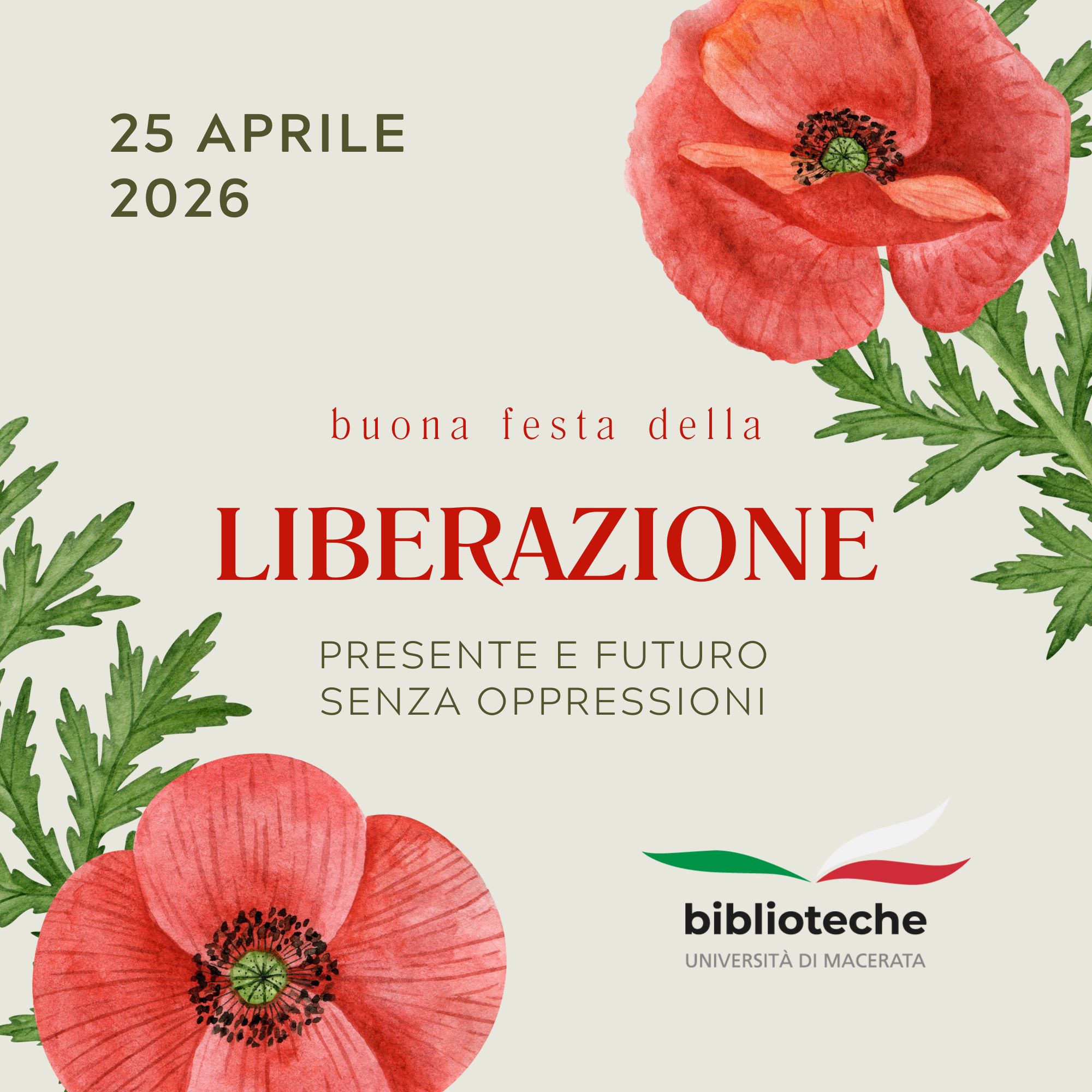  25 Aprile · Festa della Liberazione 