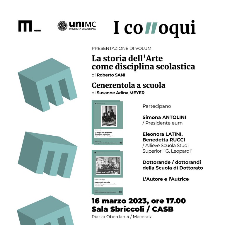 Colloqui EUM: Presentazione libri