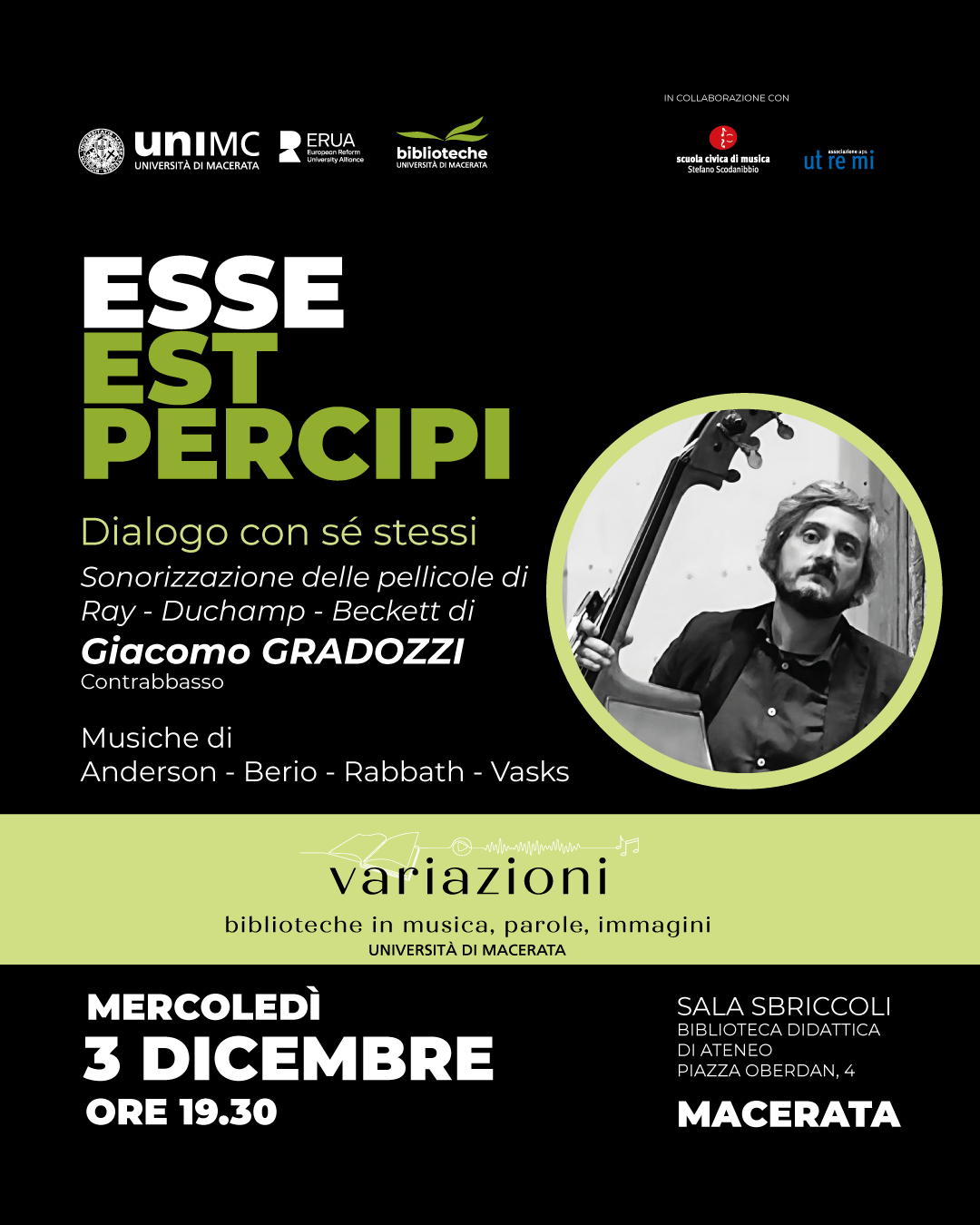 ESSE EST PERCIPI. Dialogo con sé stessi