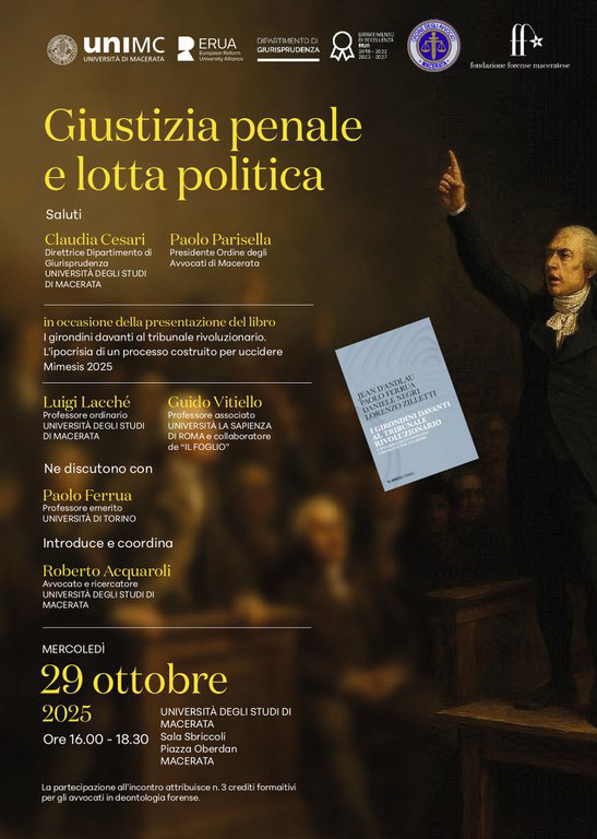 Giustizia penale e lotta politica