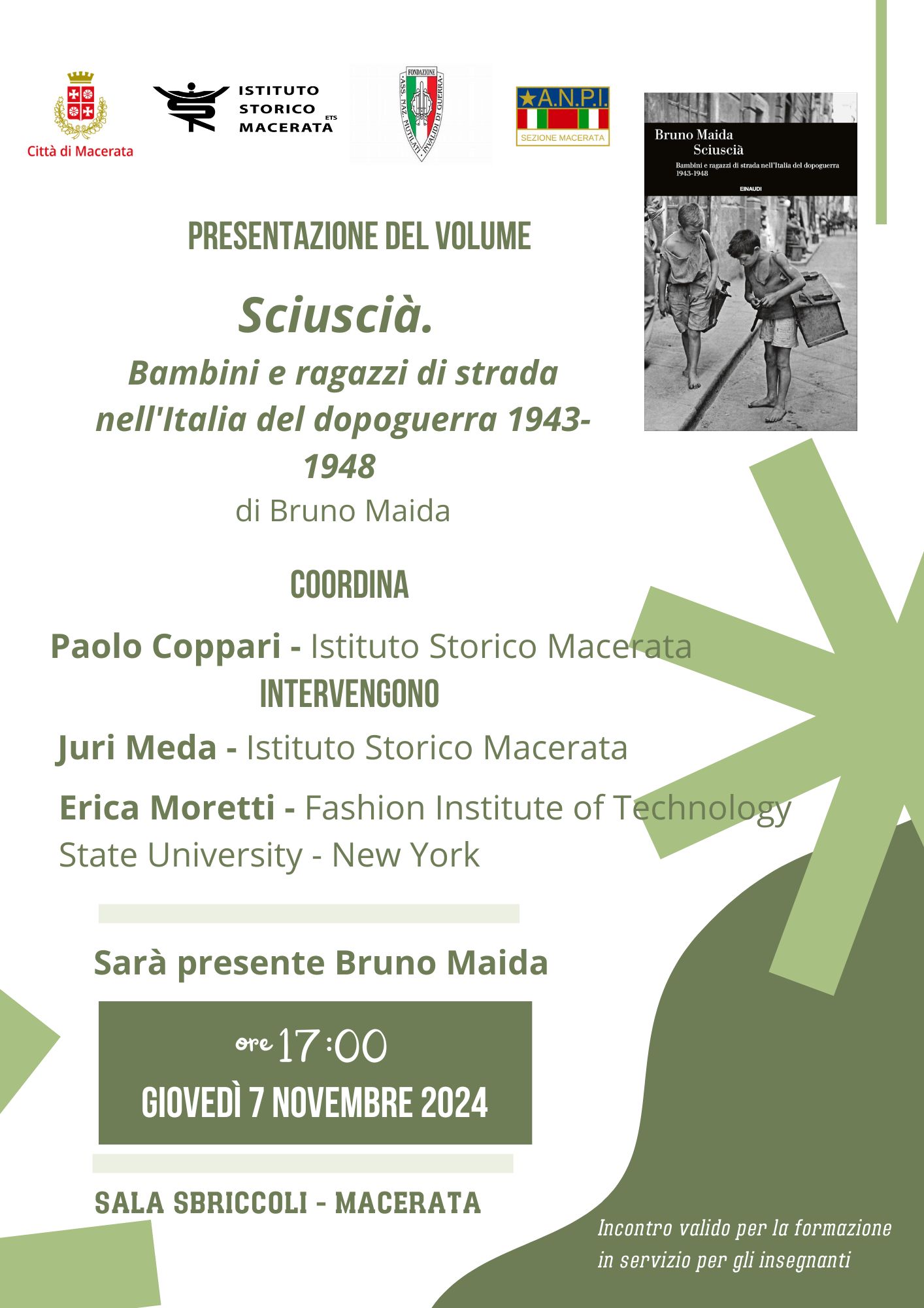 Presentazione del volume "Sciuscià" di Bruno Maida